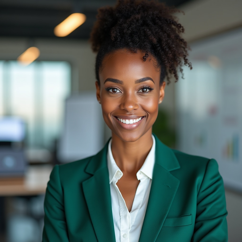 Female risk management instructor